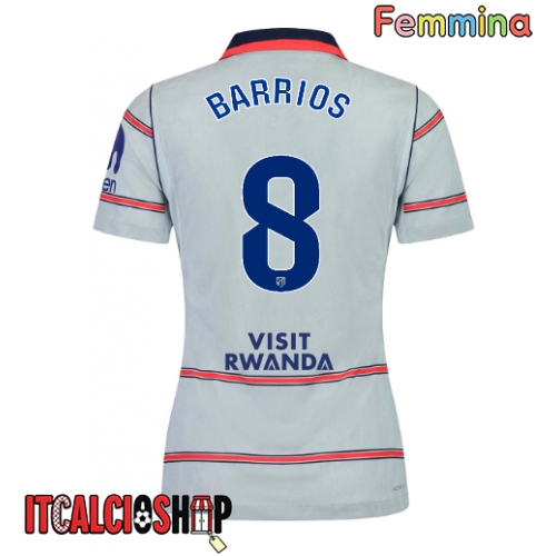 Atletico Madrid Pablo Barrios #8 Terza Maglia Femmina 2026-27 Manica Corta